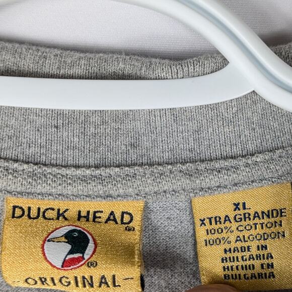 Duck Head Original Polo Shirt Mens XL Gray Cotton Short Sleeve Casual Golf - Picture 2 of 3